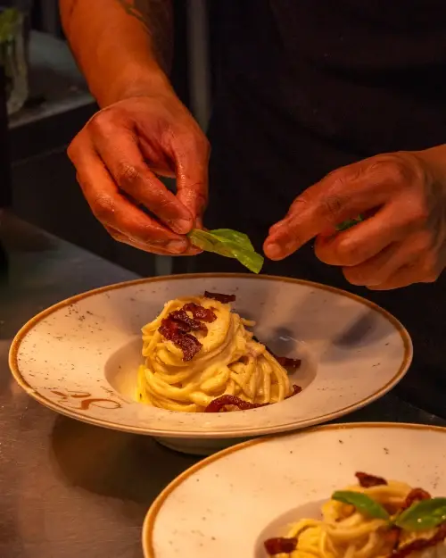 pates carbonara italienne